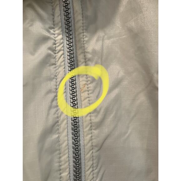 Vintage 90's Nike Windbreaker Stone Tag L Zip Up Jacket Stripe Coat - Picture 7 of 9